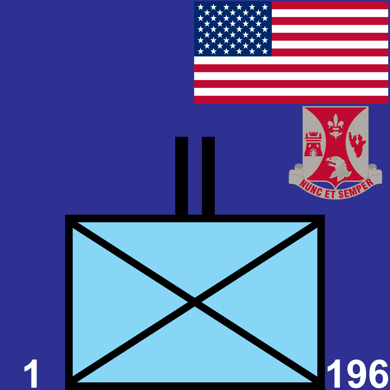 1st Battalion, 196th Infantry Regiment icon